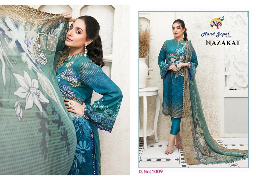 Nand Gopal Nazakat 1 Daily Wear Wholesale Dress Material Collection